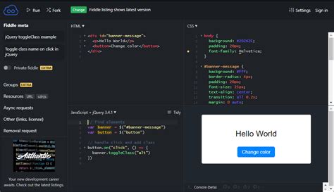 jsfiddle jquery|jsfiddle.net.